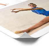 体操9フォトコラージュパーソナライズされたポスター ポスター (角)