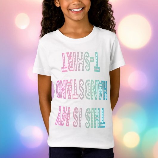 体操「これは私のハンドスタンドTシャツ」 Tシャツ