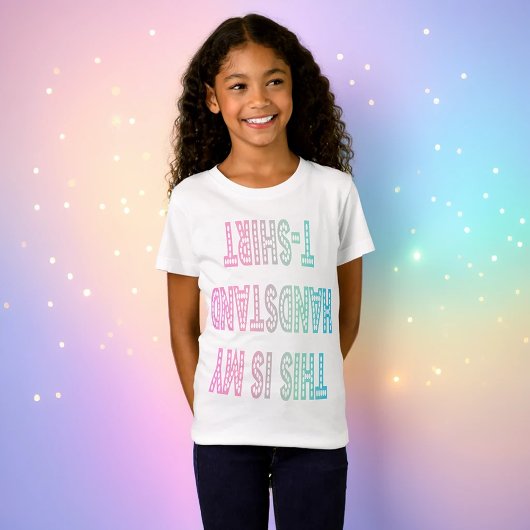 体操「これは私のハンドスタンドTシャツ」 Tシャツ