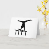 体操 カード (黄色い花)