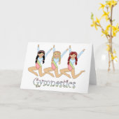 体操 カード (黄色い花)