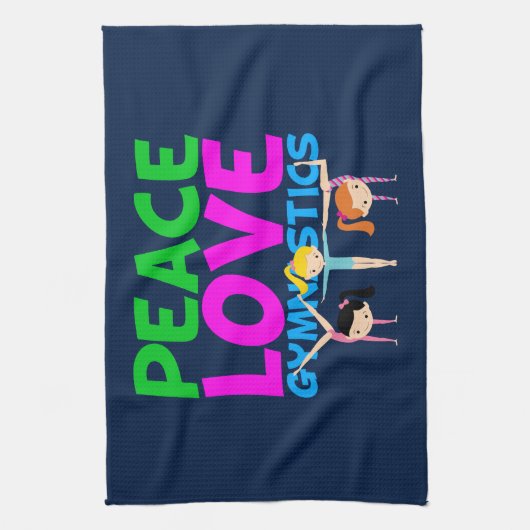 体操 キッチンタオル (縦)