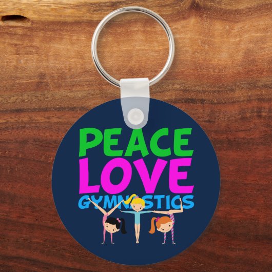 体操 キーホルダー (正面)