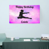 体操「ハッピーバースデー」カスタム旋回バナー 横断幕 (トレードショー)