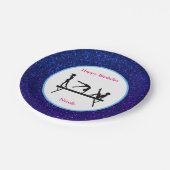 体操「ハッピーバースデー」スパーク王室のル ペーパープレート (アングル)