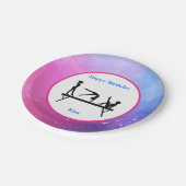 体操「ハッピーバースデー」バランスビーム ペーパープレート (アングル)