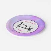 体操「ハッピーバースデー」バランスビーム ペーパープレート (アングル)