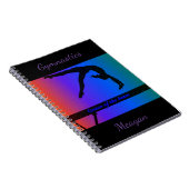 体操「ビームの女王」ノートブック ノートブック (右側)