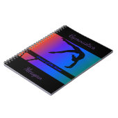 体操「ビームの女王」ノートブック ノートブック (左側)