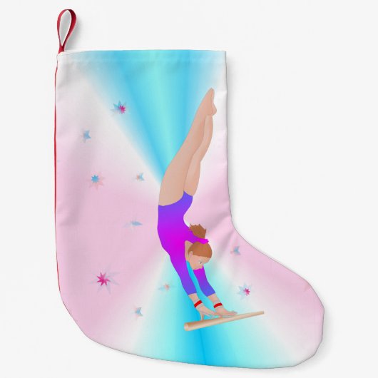 体操 – フライガールクリスマスストッキング スモールクリスマスストッキング (正面)