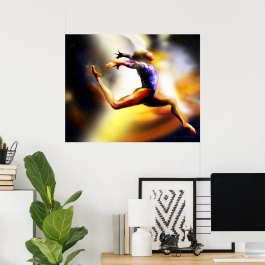 体操 ポスター (ホームオフィス)