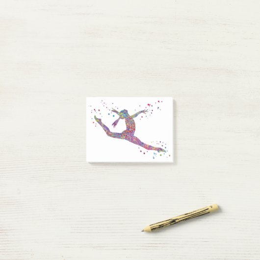 体操 ポストイット (デスク上)