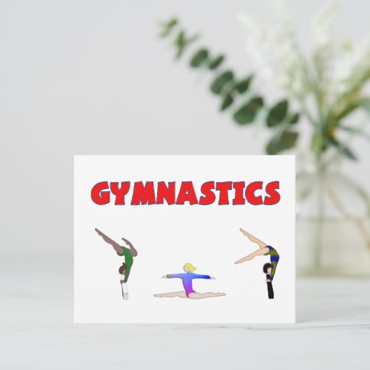 体操 ポストカード (スタンド正面)