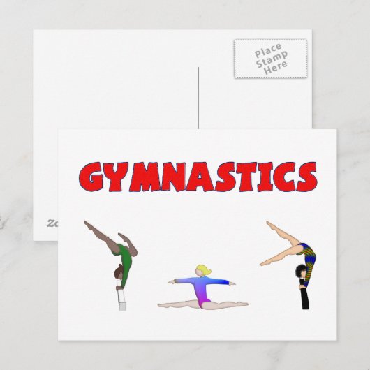 体操 ポストカード (正面/裏面)