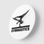 体操 ラウンド壁時計 (傾斜)