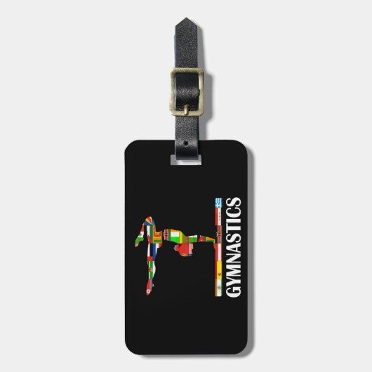 体操 ラゲッジタグ (正面縦)