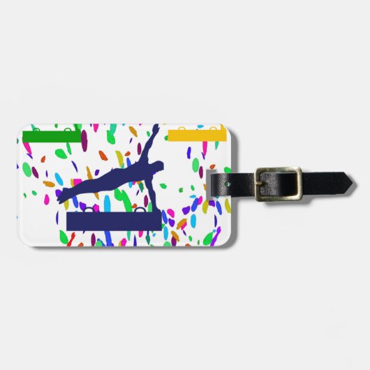 体操 ラゲッジタグ (正面横)