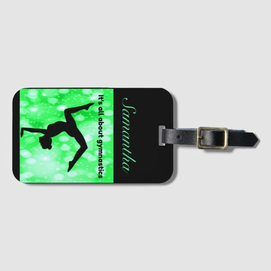 体操 – 体操のことばかり ラゲッジタグ (正面横)