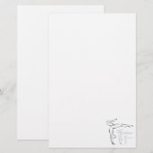 体操 便箋 (正面/裏面)