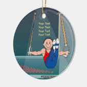 体操-男性 セラミックオーナメント (左)