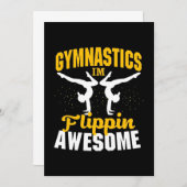 体操 私はとんでもなくすごい 招待状 (正面/裏面)