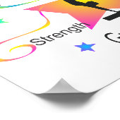 体操 – 精密強度測定グラフ ポスター (角)