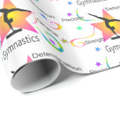 体操 – 精密強度測定グラフ ラッピングペーパー (ロールコーナー)