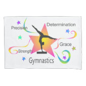 体操 – 精密強度測定グラフ 枕カバー (正面)