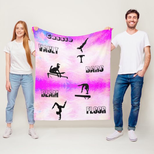 体操 跳馬、平行棒、平均台、床 ふわふわ毛布 フリースブランケット (インサイチュ)