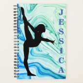 体操（青）/緑 プランナー手帳 (正面)