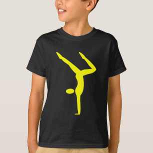 体操 – 黄 Tシャツ