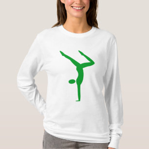 体操 – Grass Green Tシャツ