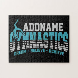 体操ADD NAME体操チームバックベンドキックオーバー ジグソーパズル