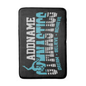 体操ADD NAME体操チームバックベンドキックオーバー バスマット (正面縦)