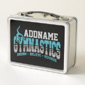 体操ADD NAME体操チームバックベンドキックオーバー メタルランチボックス (裏面)