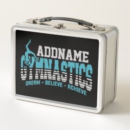 体操ADD NAME体操チームバックベンドキックオーバー メタルランチボックス