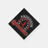 体操ADD NAME Gymnast Vaultフロアアスリート スタンダードカクテルナプキン (角)