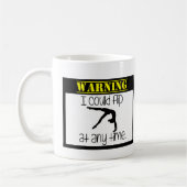 体操Iはマグをいつでも弾くことができます コーヒーマグカップ (左)