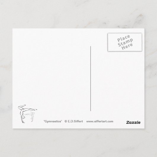 体操II ポストカード (裏面)