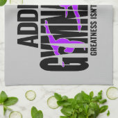 体操NAMEアクロバティックチームハンドスプリングギムナスト キッチンタオル (折り畳み)