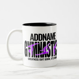 体操NAMEアクロバティックチームハンドスプリングギムナスト ツートーンマグカップ