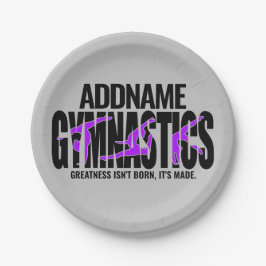 体操NAMEアクロバティックチームハンドスプリングギムナスト ペーパープレート