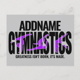 体操NAMEアクロバティックチームハンドスプリングギムナスト ポストカード