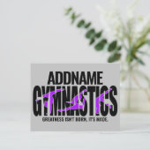 体操NAMEアクロバティックチームハンドスプリングギムナスト ポストカード (スタンド正面)