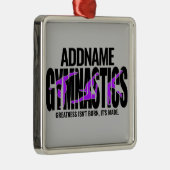 体操NAMEアクロバティックチームハンドスプリングギムナスト メタルオーナメント (右)