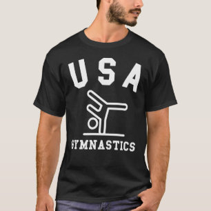 体操USAアスリート情熱ホビースポーツチーム Tシャツ