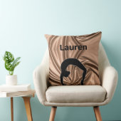 体操Xcelブロンズの女の子のパーソナライズ年/名前 クッション (椅子)