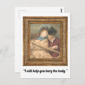 「体救済を埋めよう」おもしろいヴィンテージ ポストカード (正面/裏面)