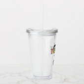 体格カスタムセラピストPT卒業ギフト アクリルタンブラー (右)