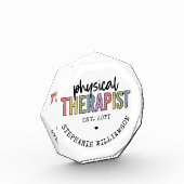 体格カスタムセラピストPT卒業ギフト フォトブロック (左)